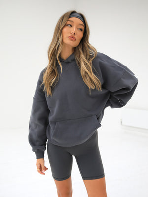 Isabel Oversized Hoodie - Charcoal