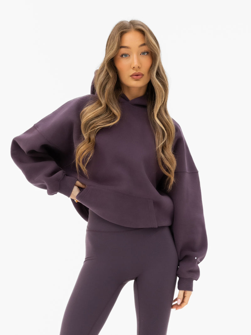 Isabel Oversized Hoodie - Plum