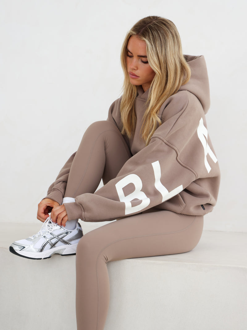 Isabel Oversized Hoodie - Soft Brown