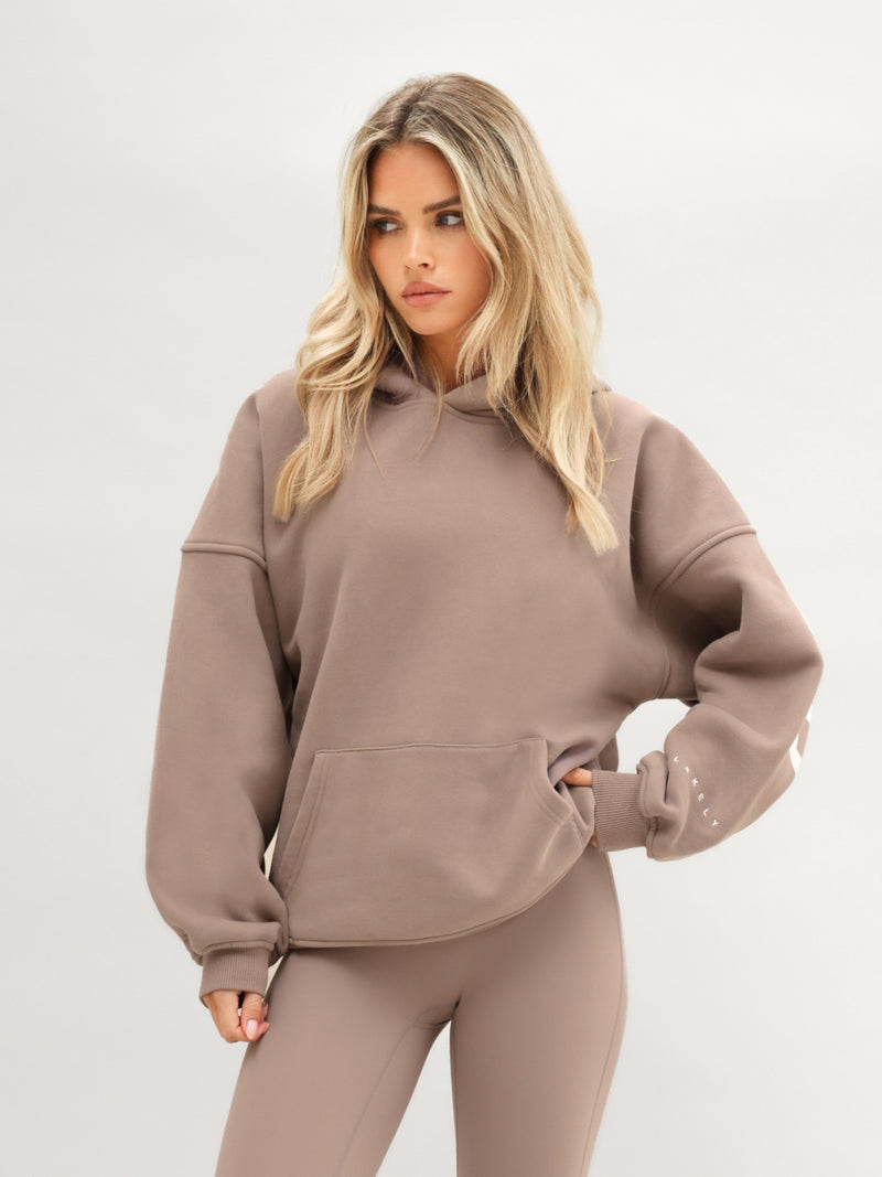 Isabel Oversized Hoodie - Soft Brown