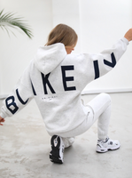 Life & Style Isabel Oversized Hoodie - Marl White