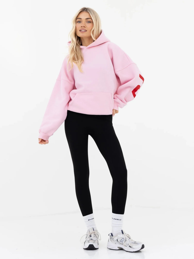 Isabel Oversized Hoodie - Rose Pink