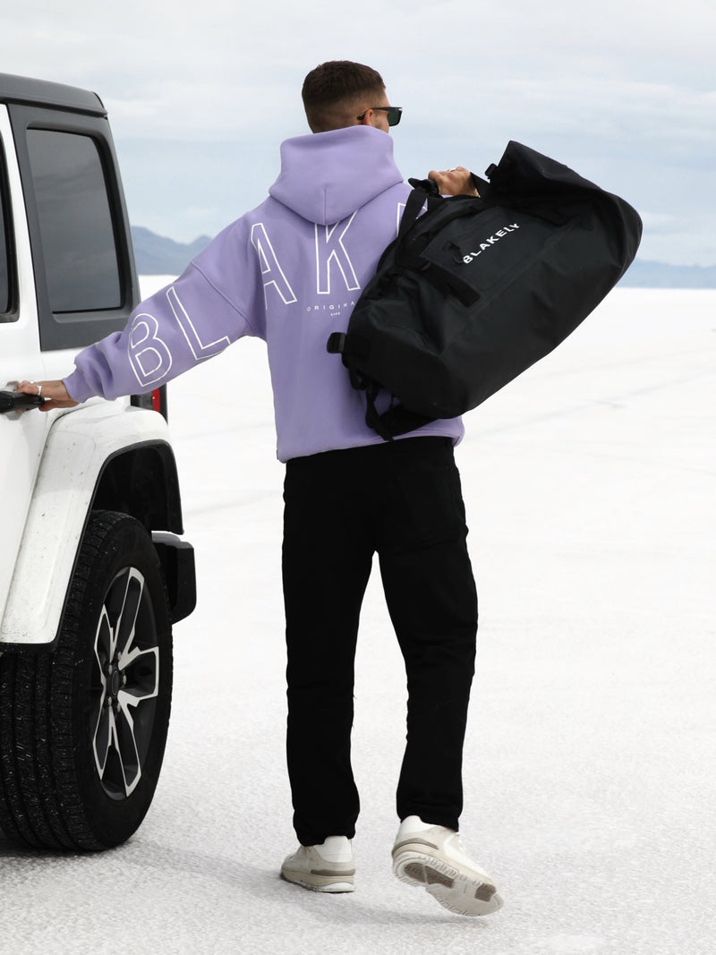 Outline Idris Oversized Hoodie - Violet