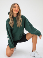 Life & Style Isabel Oversized Hoodie - Forest Green