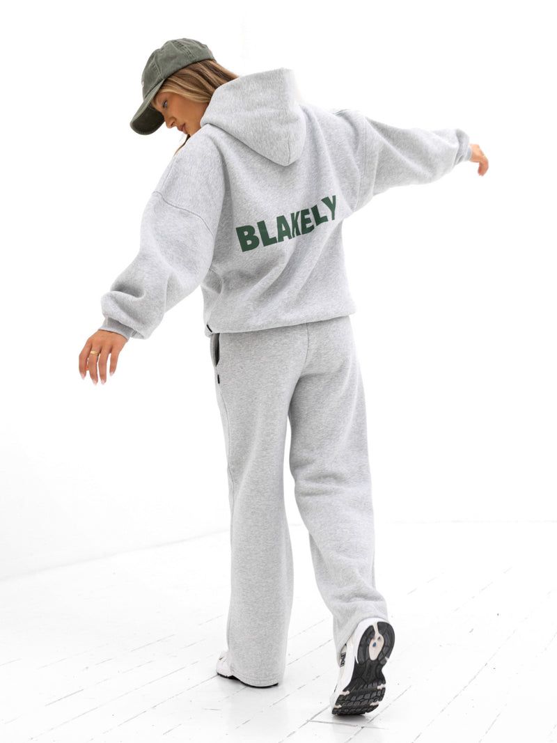 Amelie Oversized Hoodie - Marl Grey