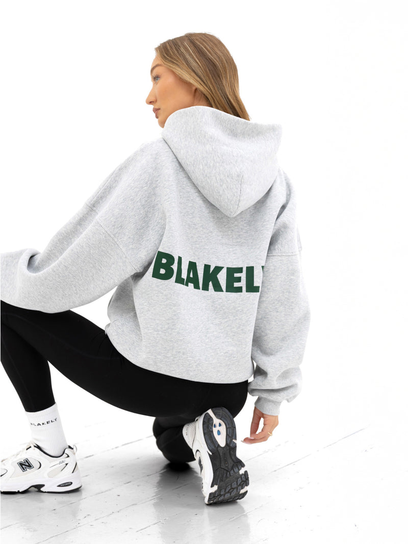 Amelie Oversized Hoodie - Marl Grey