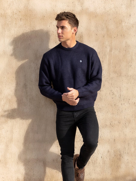 Mens oversized sale knitted jumper