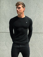 Mason Knit Jumper - Black