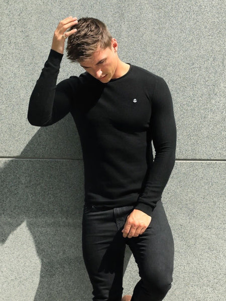 Blakely Clothing Mason Knit Jumper Black