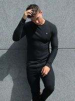 Mason Knit Jumper - Charcoal