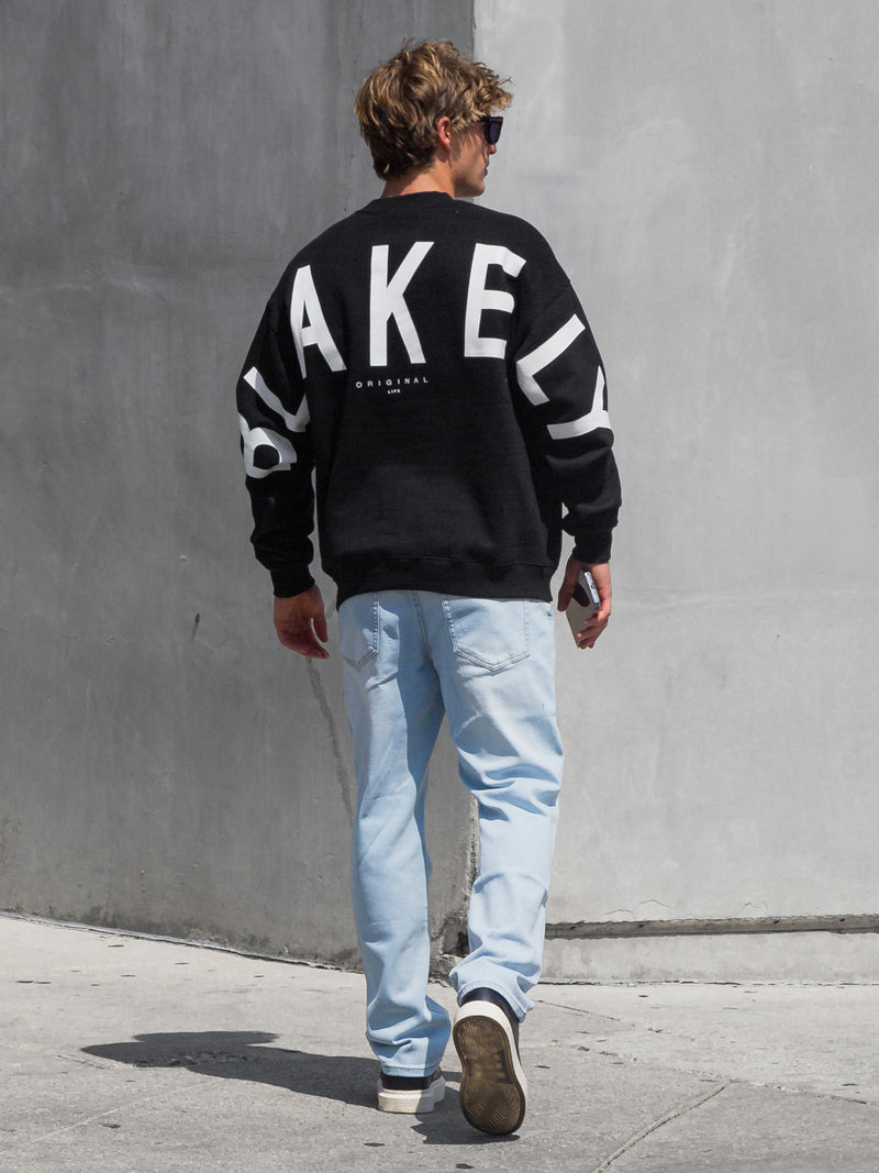 Idris Oversized Jumper - Black
