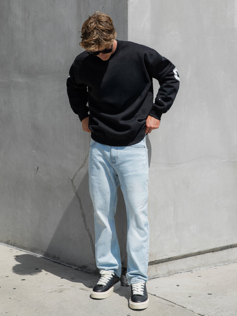 Idris Oversized Jumper - Black