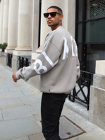Idris Oversized Jumper - Neutral Grey