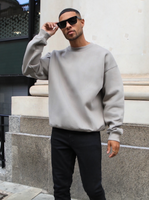 Idris Oversized Jumper - Neutral Grey