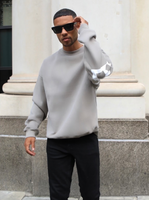 Idris Oversized Jumper - Neutral Grey