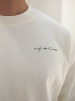 Signature Relaxed Jumper - Off White