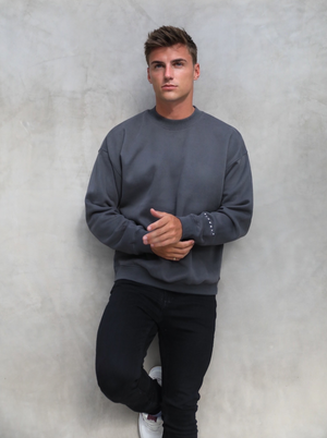 LAX Relaxed Jumper - Charcoal