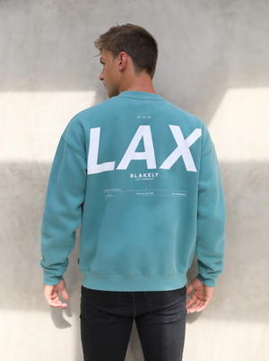 LAX Relaxed Jumper - Turquoise
