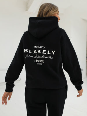 Monaco Women's Relaxed Hoodie - Black