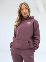 Monaco Women's Relaxed Hoodie - Burgundy