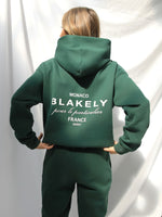 Monaco Women's Relaxed Hoodie - Dark Green