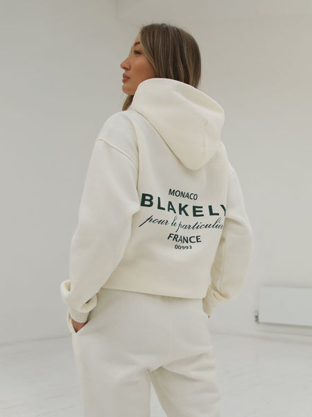 Buy Blakely Ivory Monaco Women's Relaxed Hoodie – Blakely Clothing