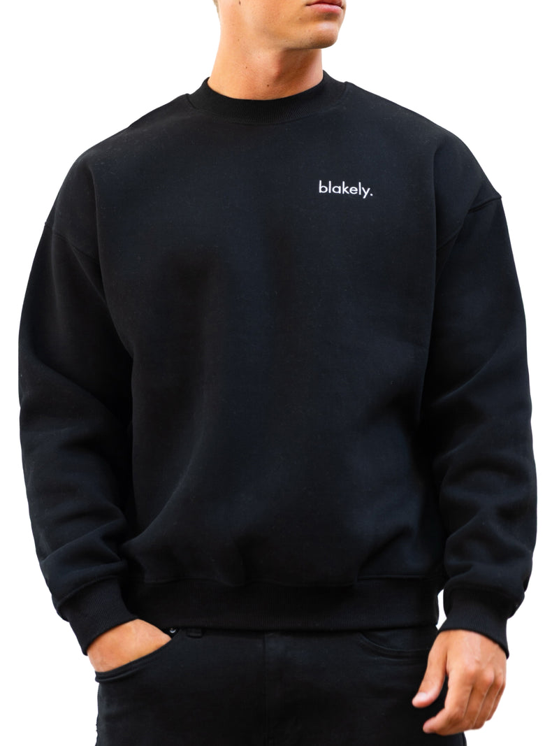 Sami Relaxed Jumper - Black