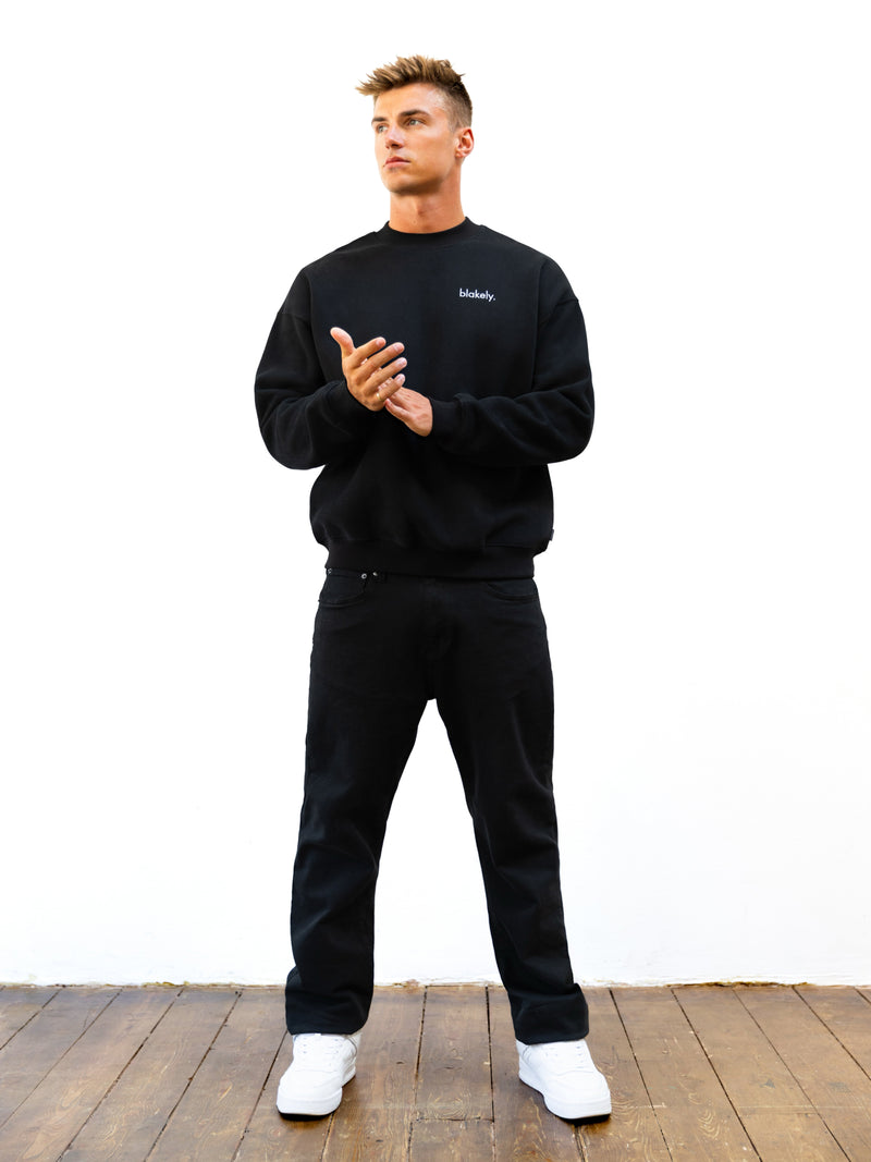 Sami Relaxed Jumper - Black
