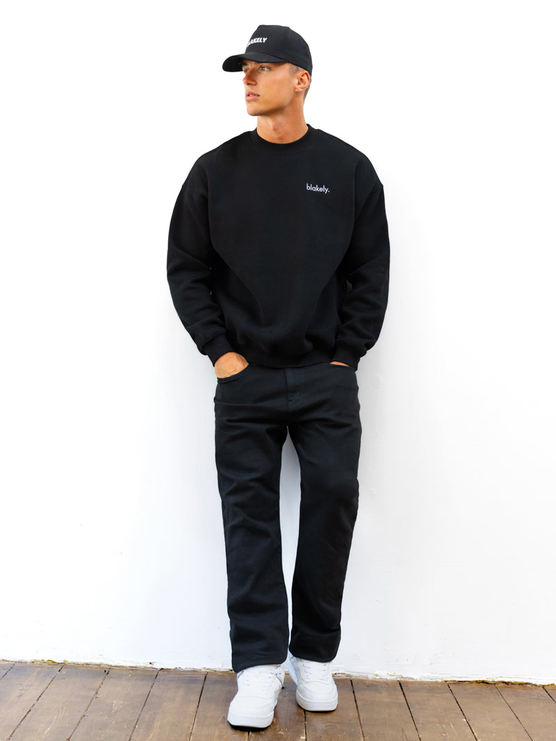 Sami Relaxed Jumper - Black
