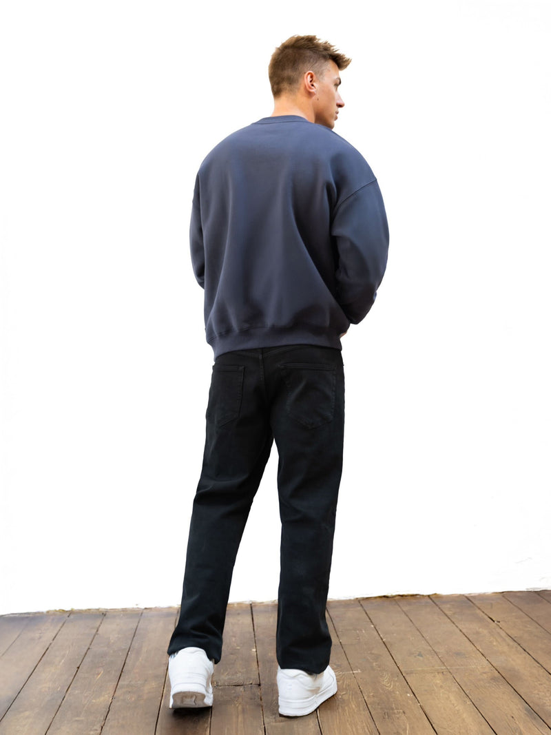 Sami Relaxed Jumper - True Navy
