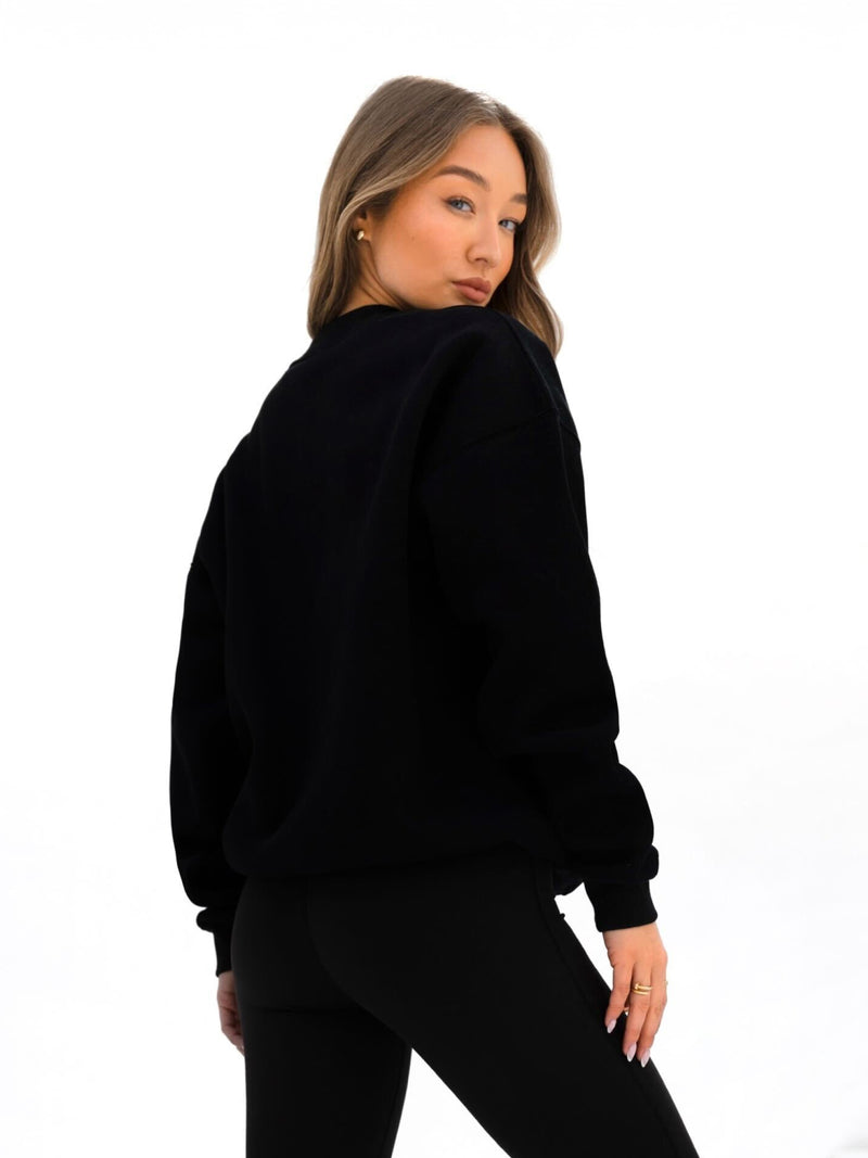 Madison Oversized Jumper - Black