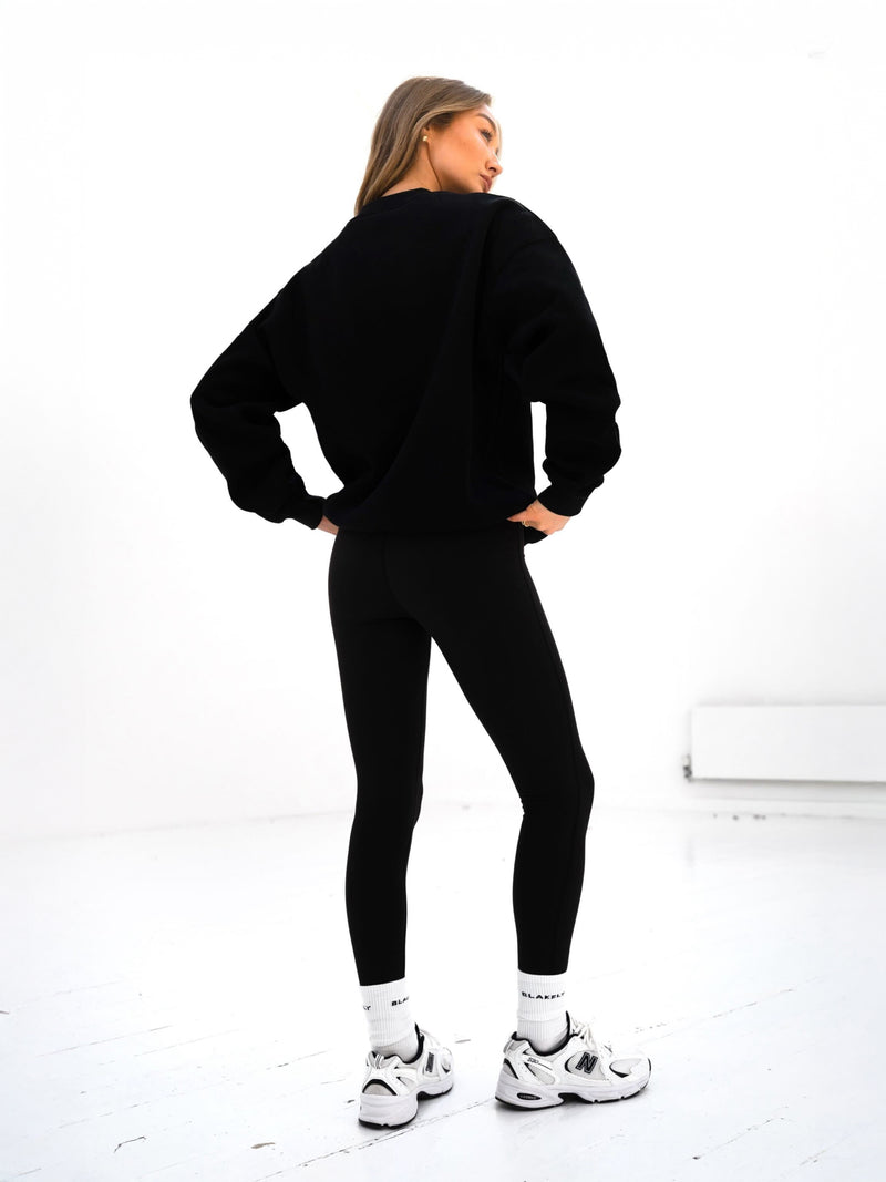 Madison Oversized Jumper - Black