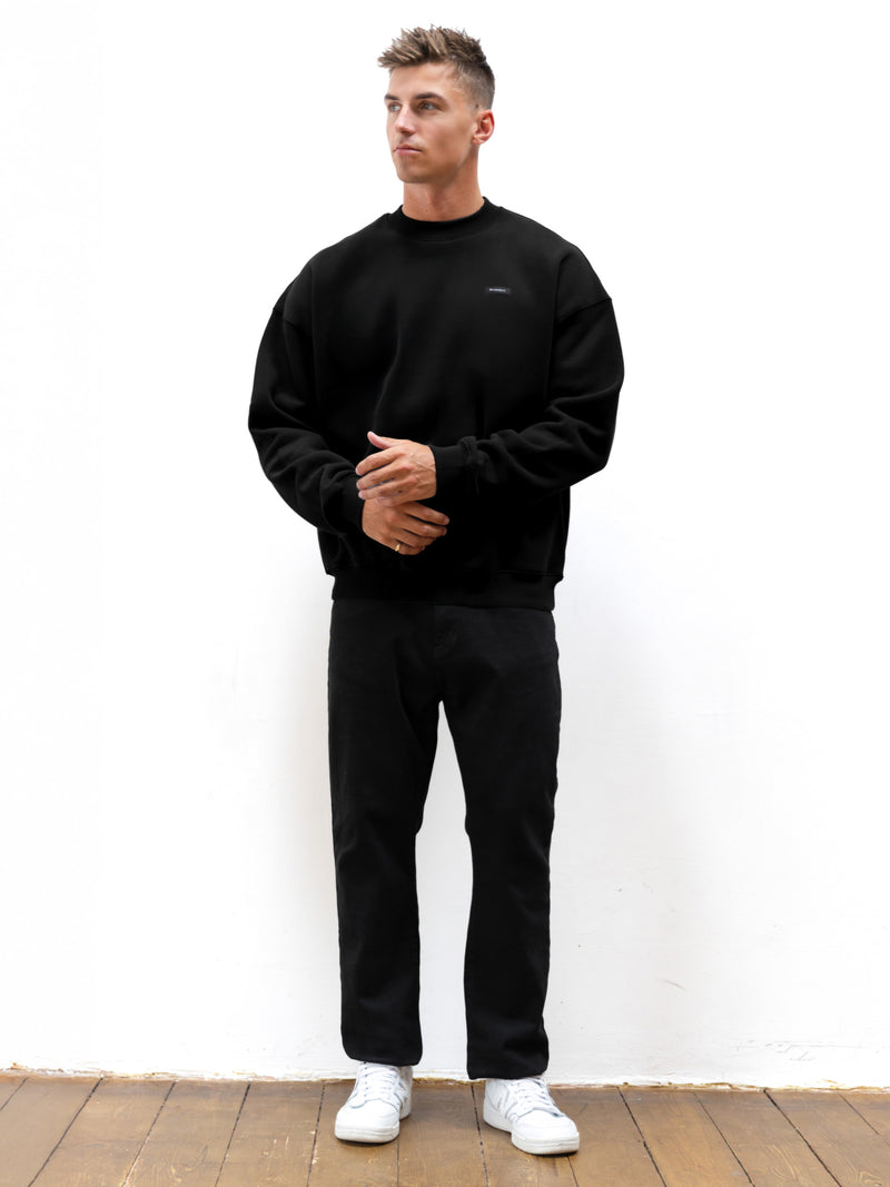 Otis Relaxed Jumper - Black