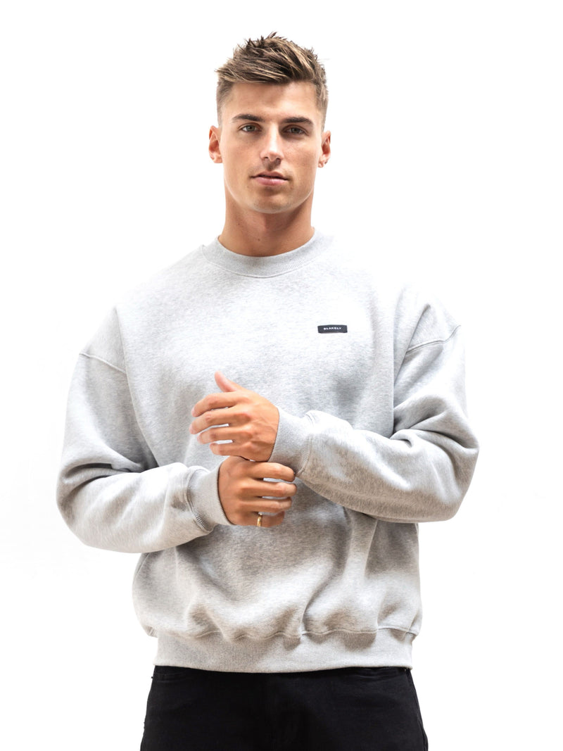 Otis Relaxed Jumper - Marl Grey