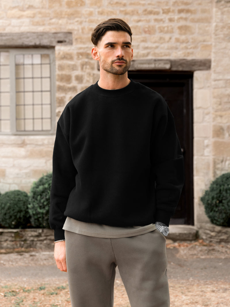 Blakely Basic Relaxed Jumper - Black