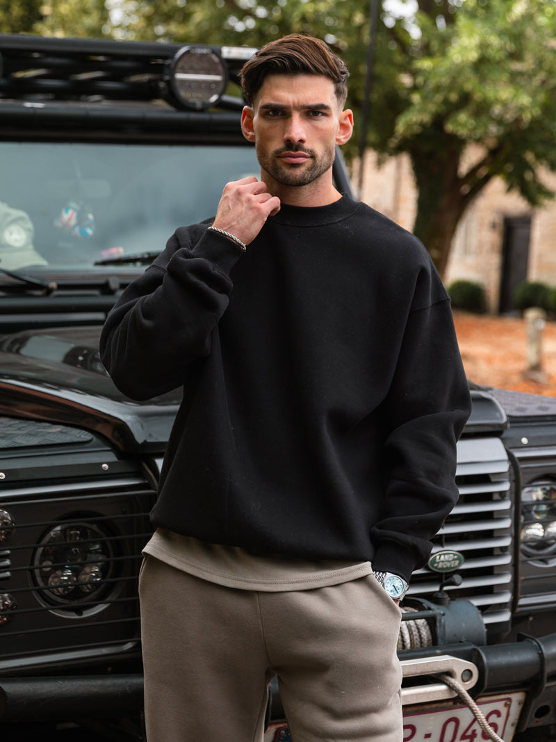 Blakely Basic Relaxed Jumper - Black