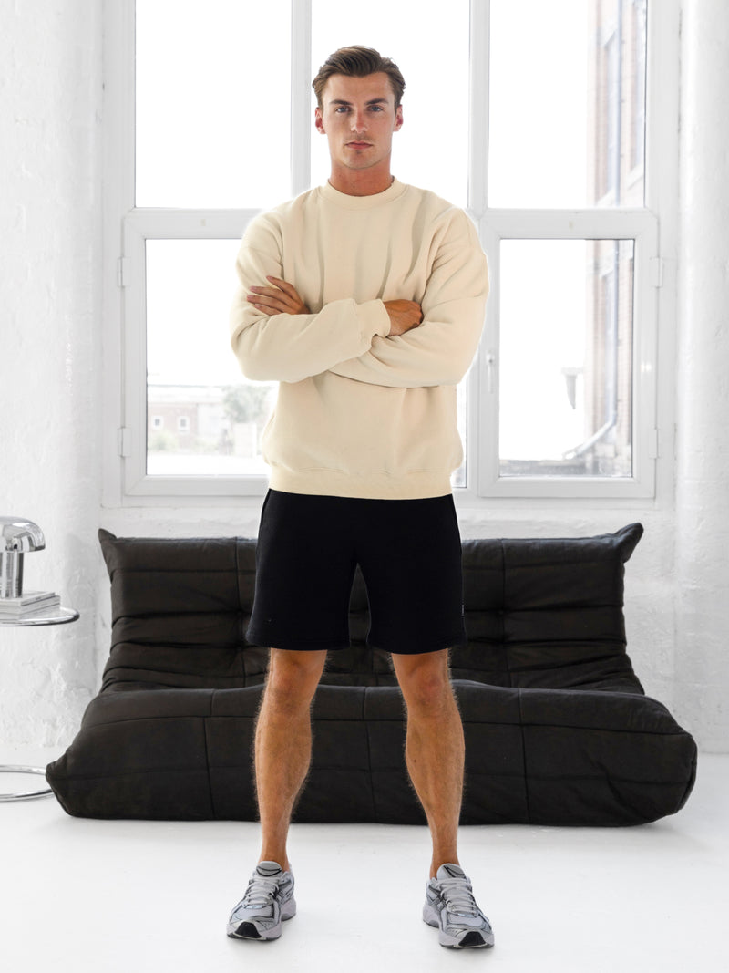 Blakely Basic Relaxed Jumper - Bone
