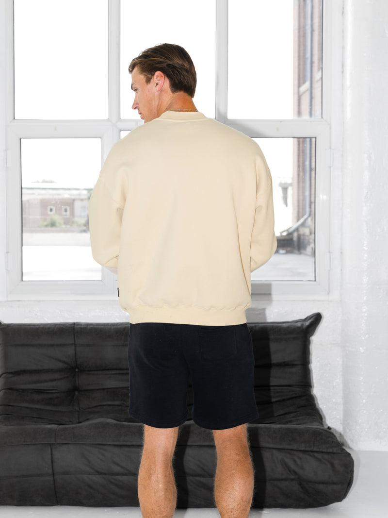 Blakely Basic Relaxed Jumper - Bone