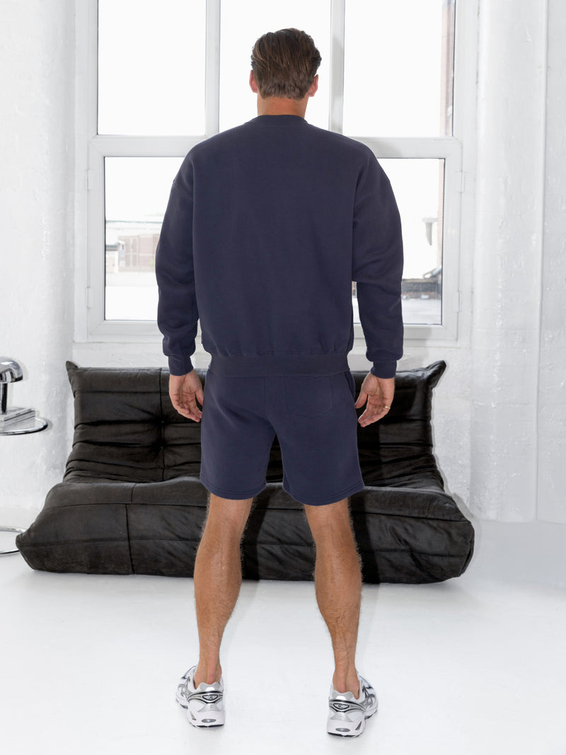 Blakely Basic Relaxed Jumper - True Navy