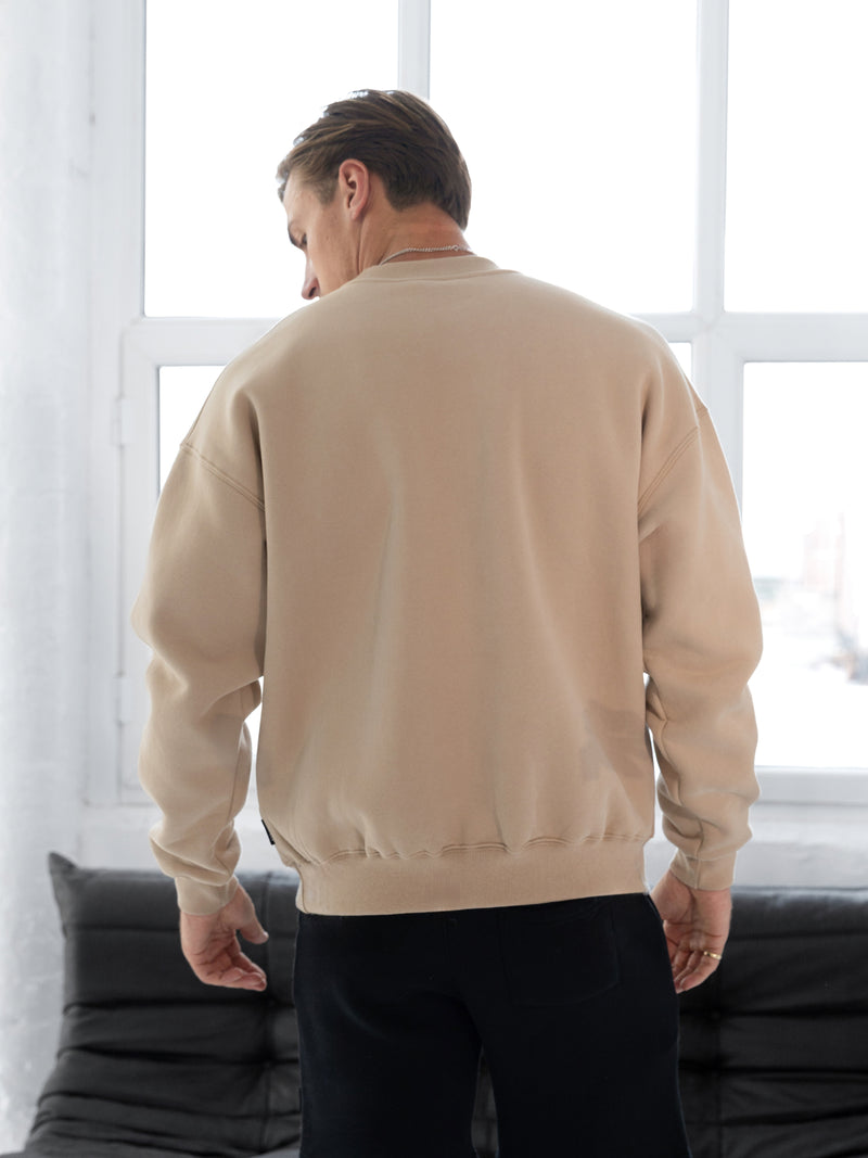 Blakely Basic Relaxed Jumper - Light Tan