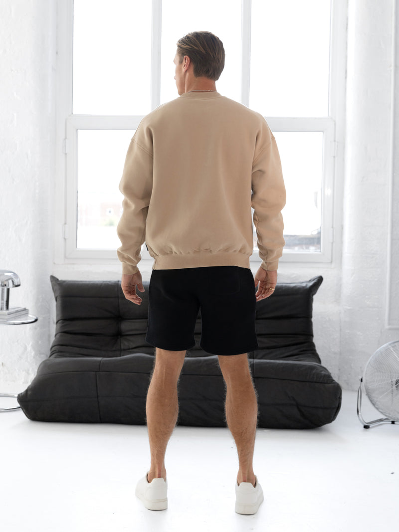 Blakely Basic Relaxed Jumper - Light Tan