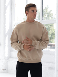 Blakely Basic Relaxed Jumper - Light Tan