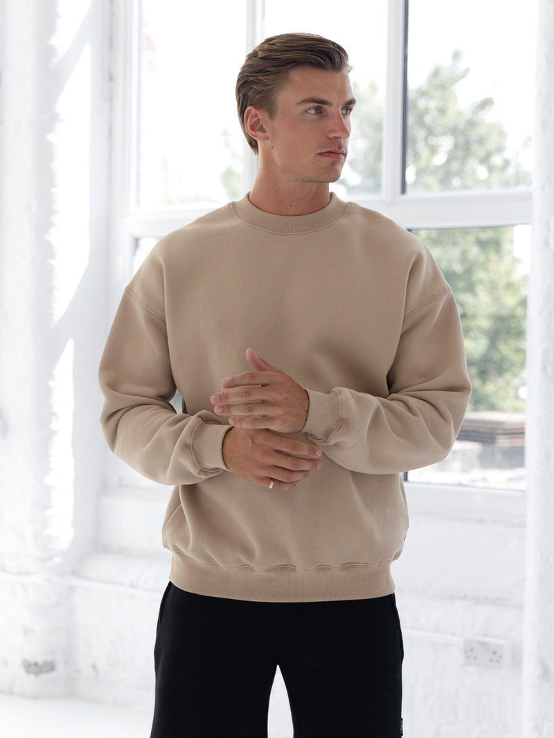Blakely Basic Relaxed Jumper - Light Tan