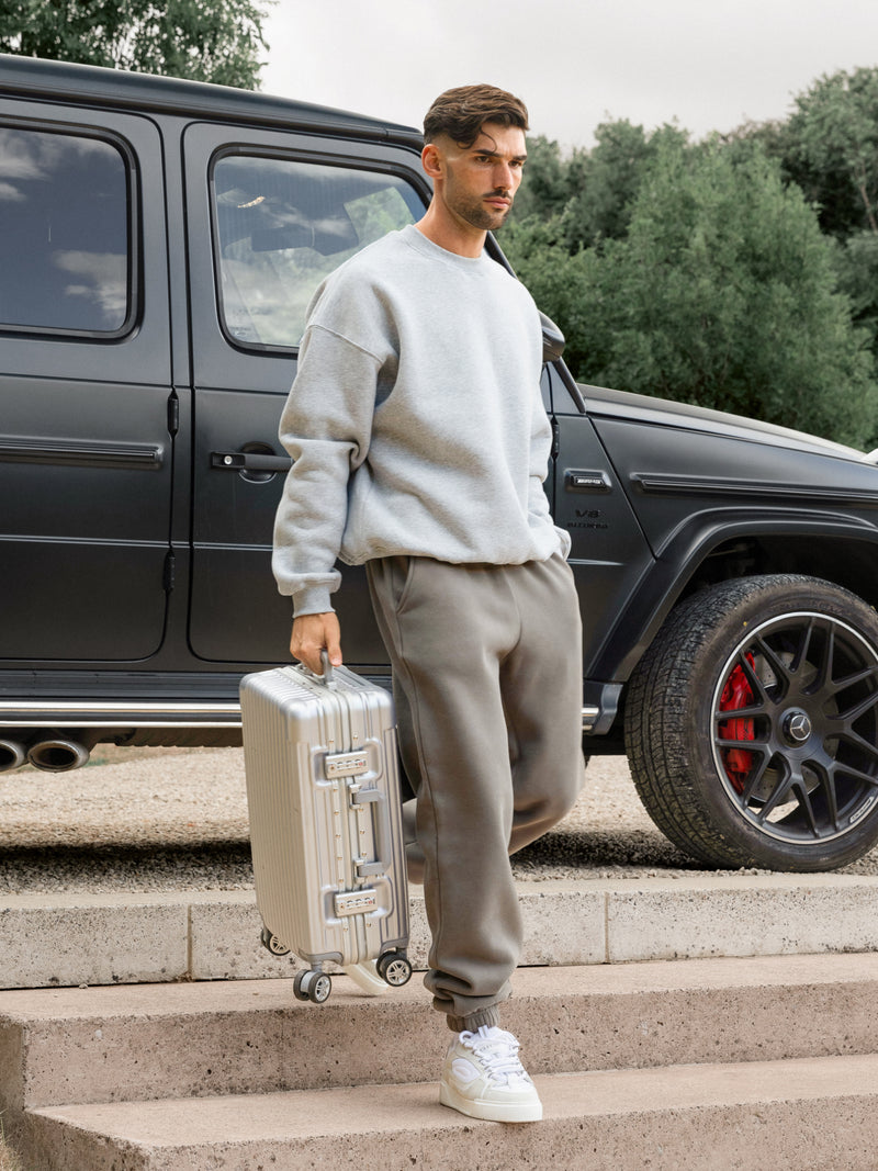 Blakely Basic Relaxed Jumper - Marl Grey