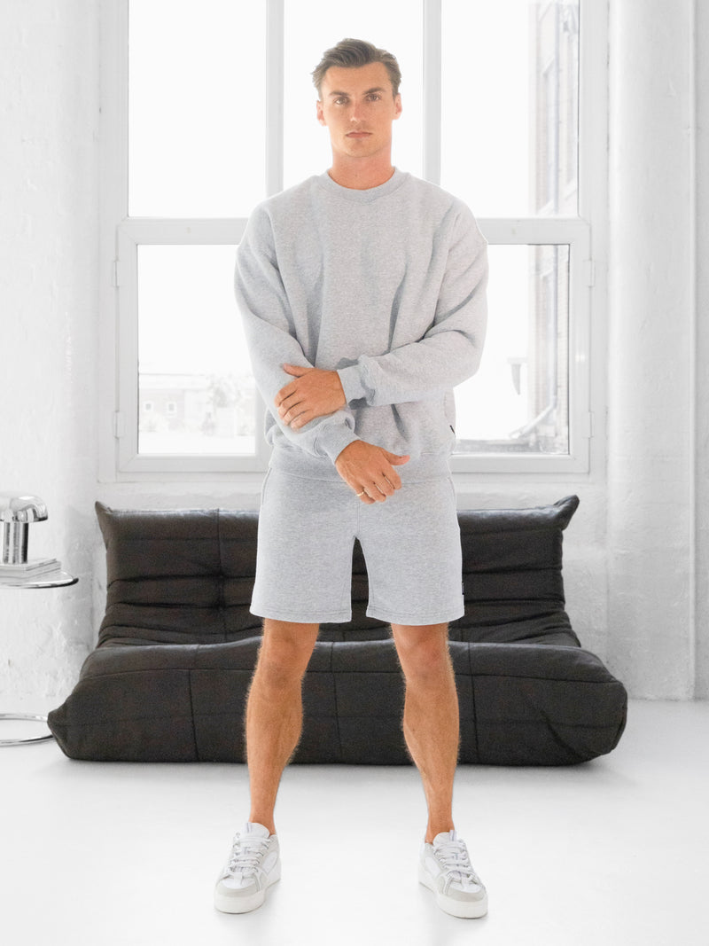 Blakely Basic Relaxed Jumper - Marl Grey