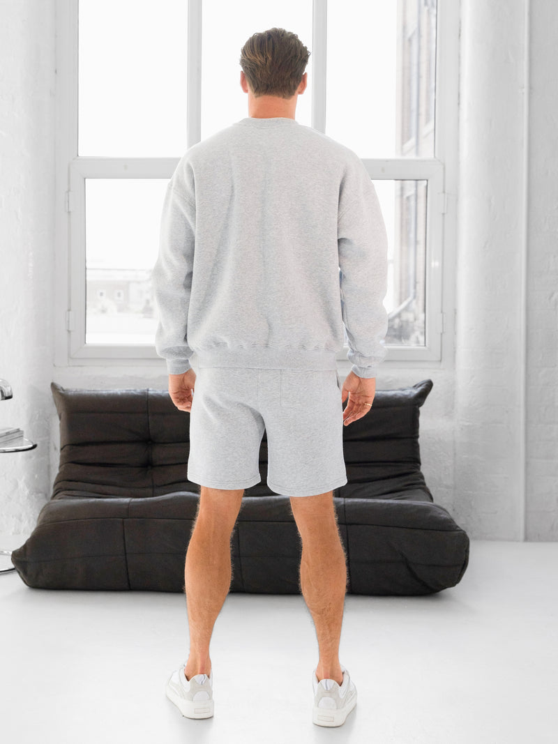 Blakely Basic Relaxed Jumper - Marl Grey