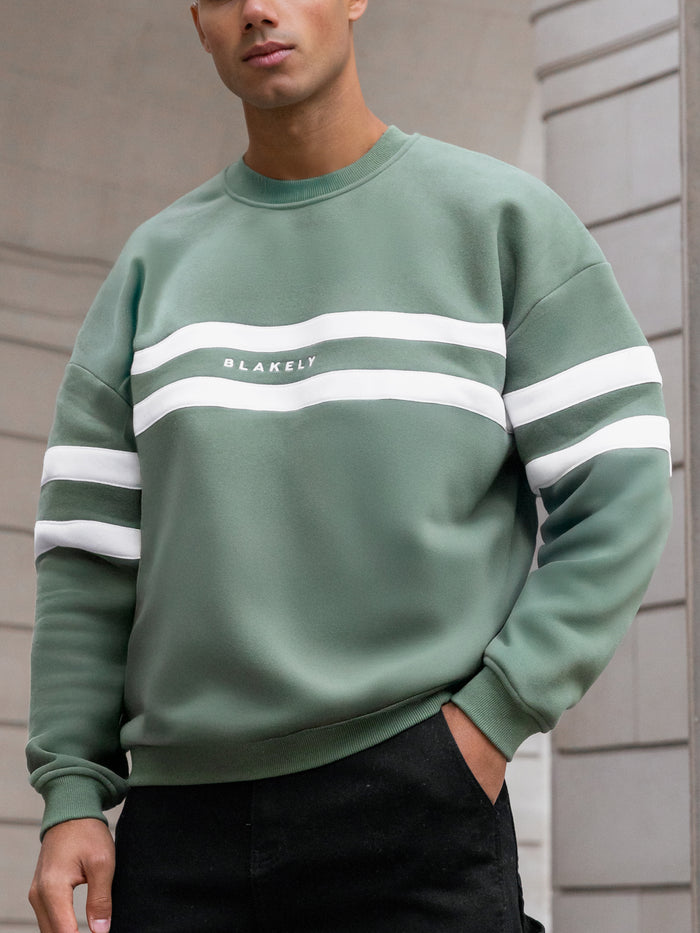 Noah Relaxed Jumper - Green
