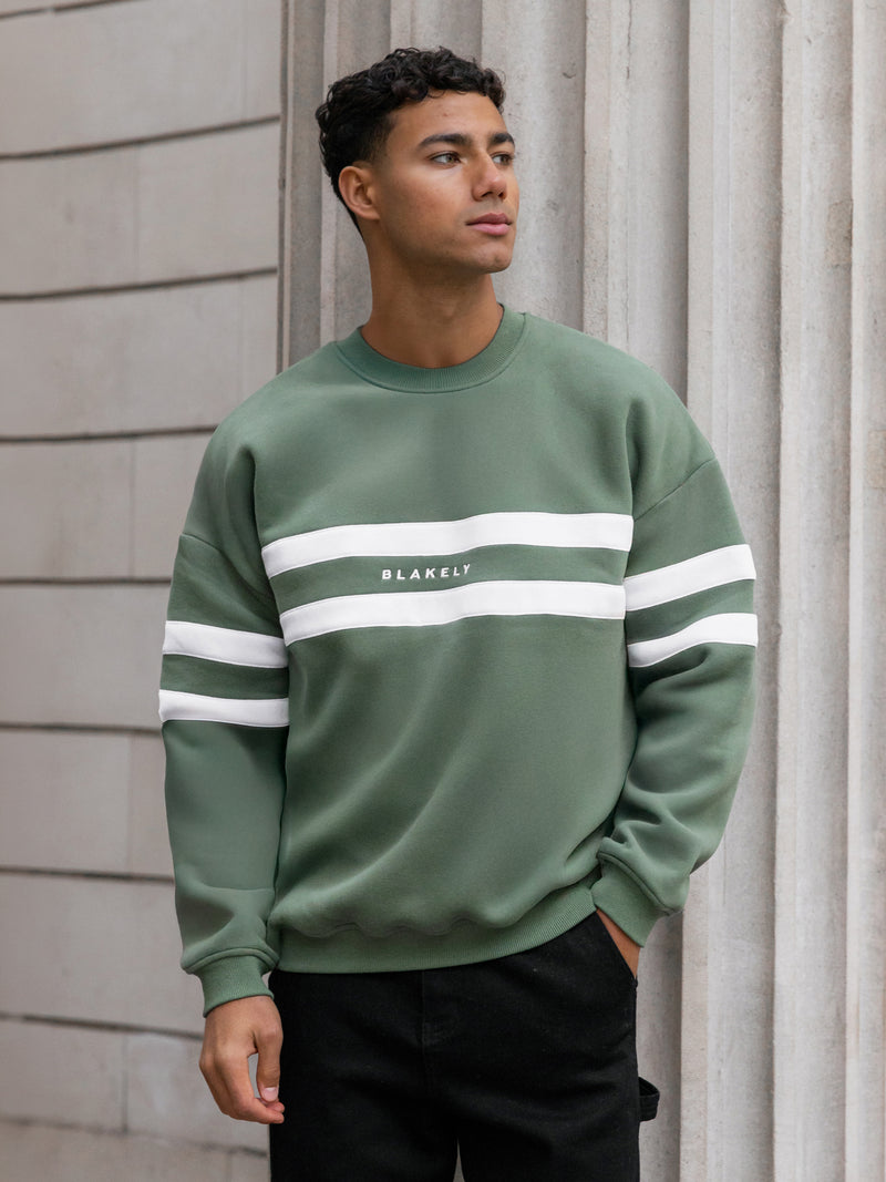 Noah Relaxed Jumper - Green