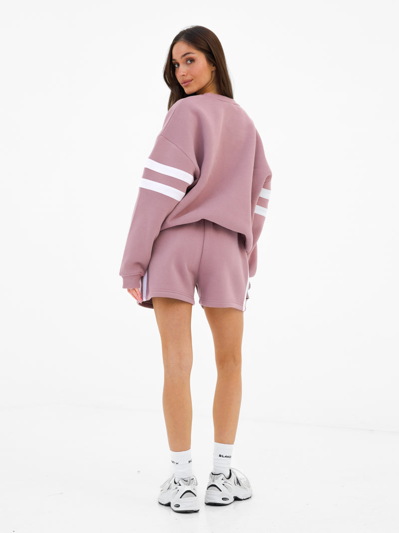 Amber Oversized Jumper - Dusty Pink