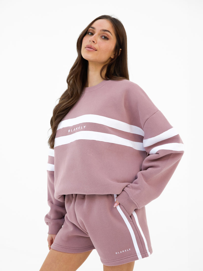Amber Oversized Jumper - Dusty Pink